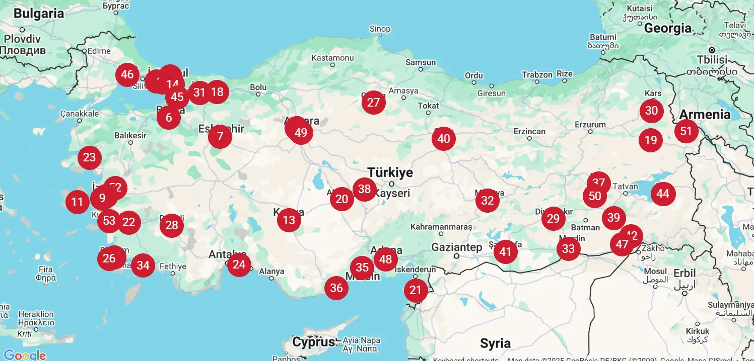 Avis araç teslim şubeler